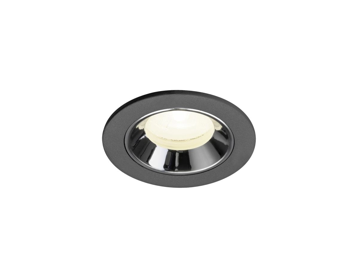 Einbau-Strahler Numinos XS schwarz/chrom 4000K - 20gr SLV 4024163314459