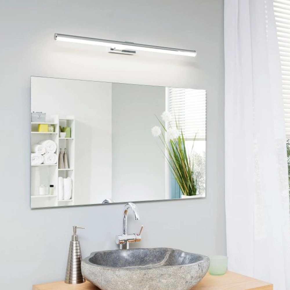 LED-Wandleuchte Vadumi 78 cm chrom Eglo 9002759970833