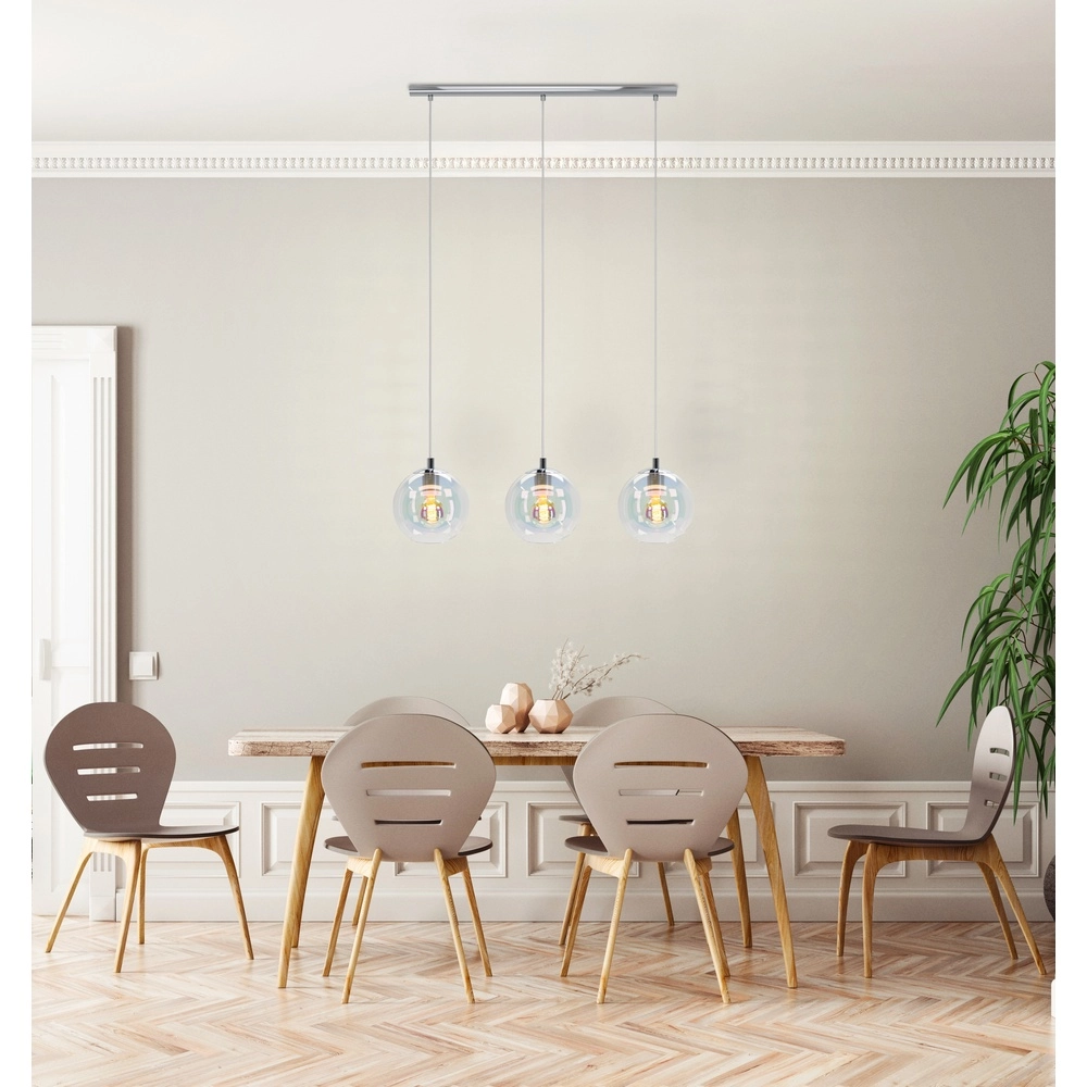 Pendelleuchte Ariscani 2 3-flammig chrom Eglo 9008606358090