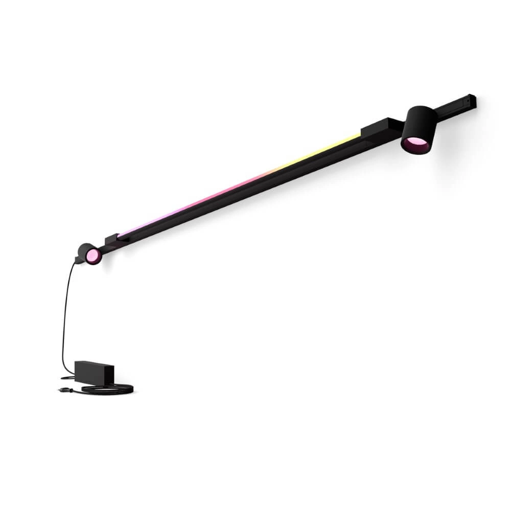 Hue Perifo - White and color Set mit 2 Wandstrahlern und Farbverlauf in Schwarz Philips 8719514407886