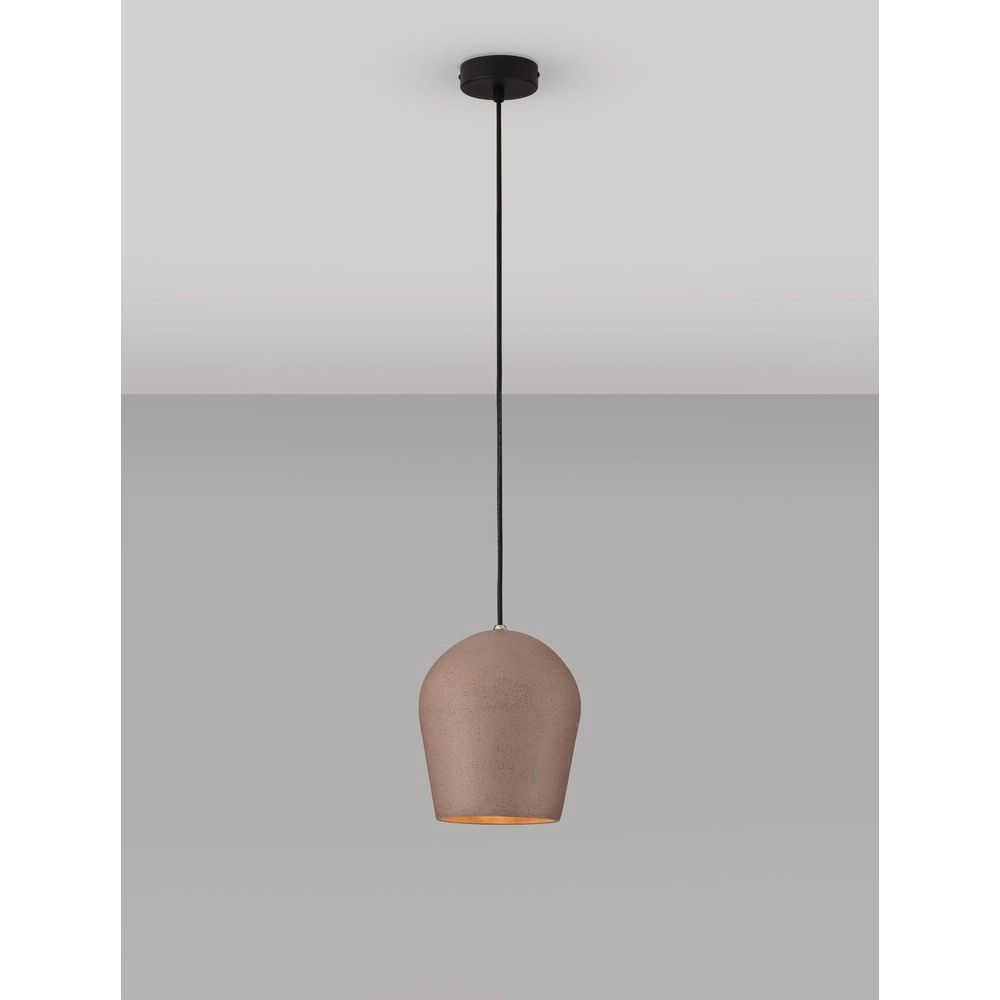 Pendelleuchte Omio Ø 20cm erdbraun Lyora 5212017468895