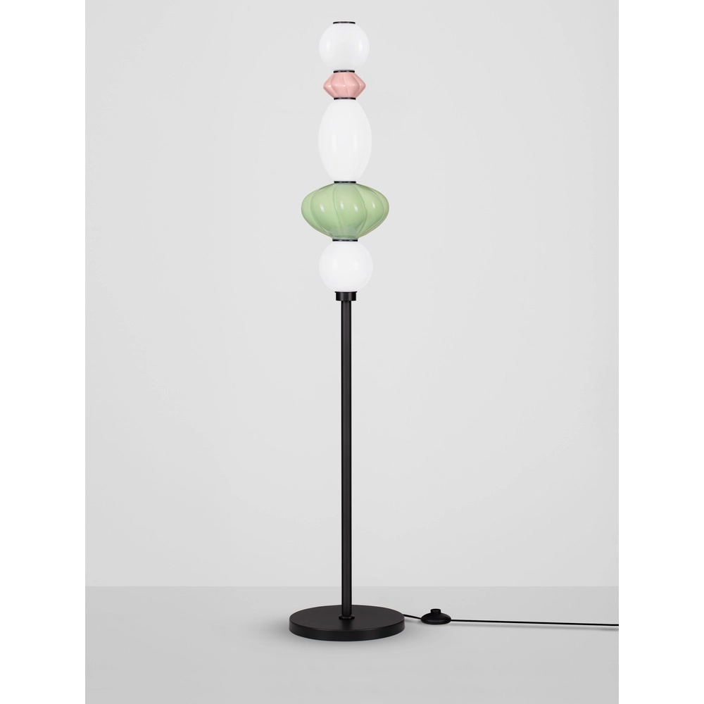 Stehlampe Oneta weiß - rosa - grün Lyora 5212017473967