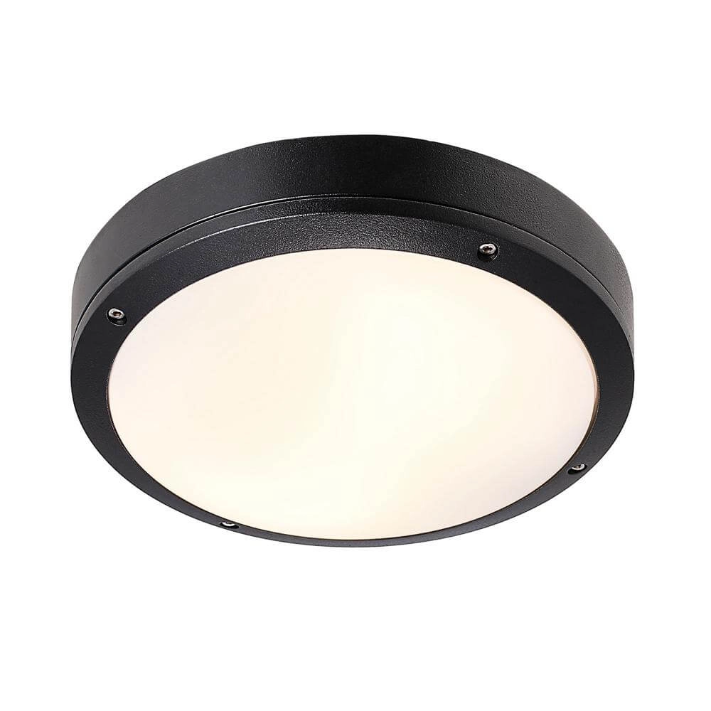 Schwarze Deckenleuchte Desi Ø 27,5cm