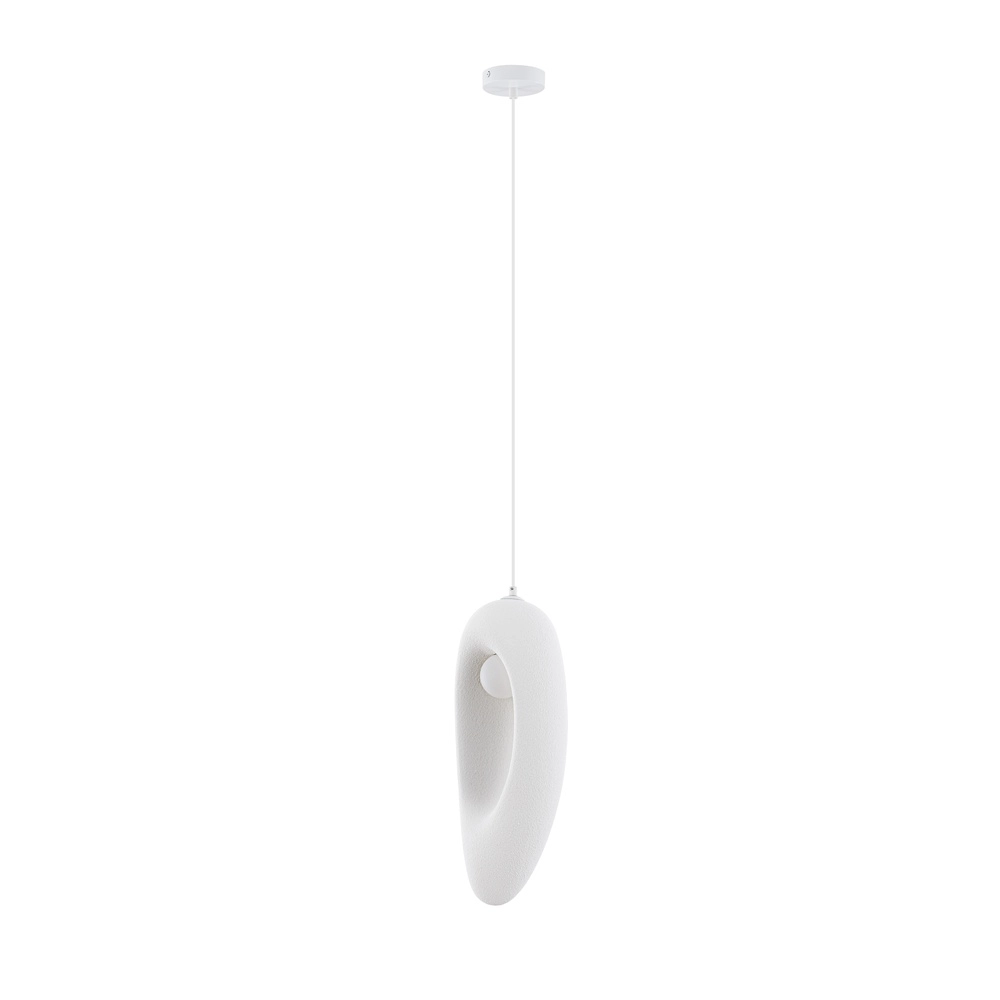 Natürliche Pendelleuchte Tempus weiß 48cm Lyora 5212017460868