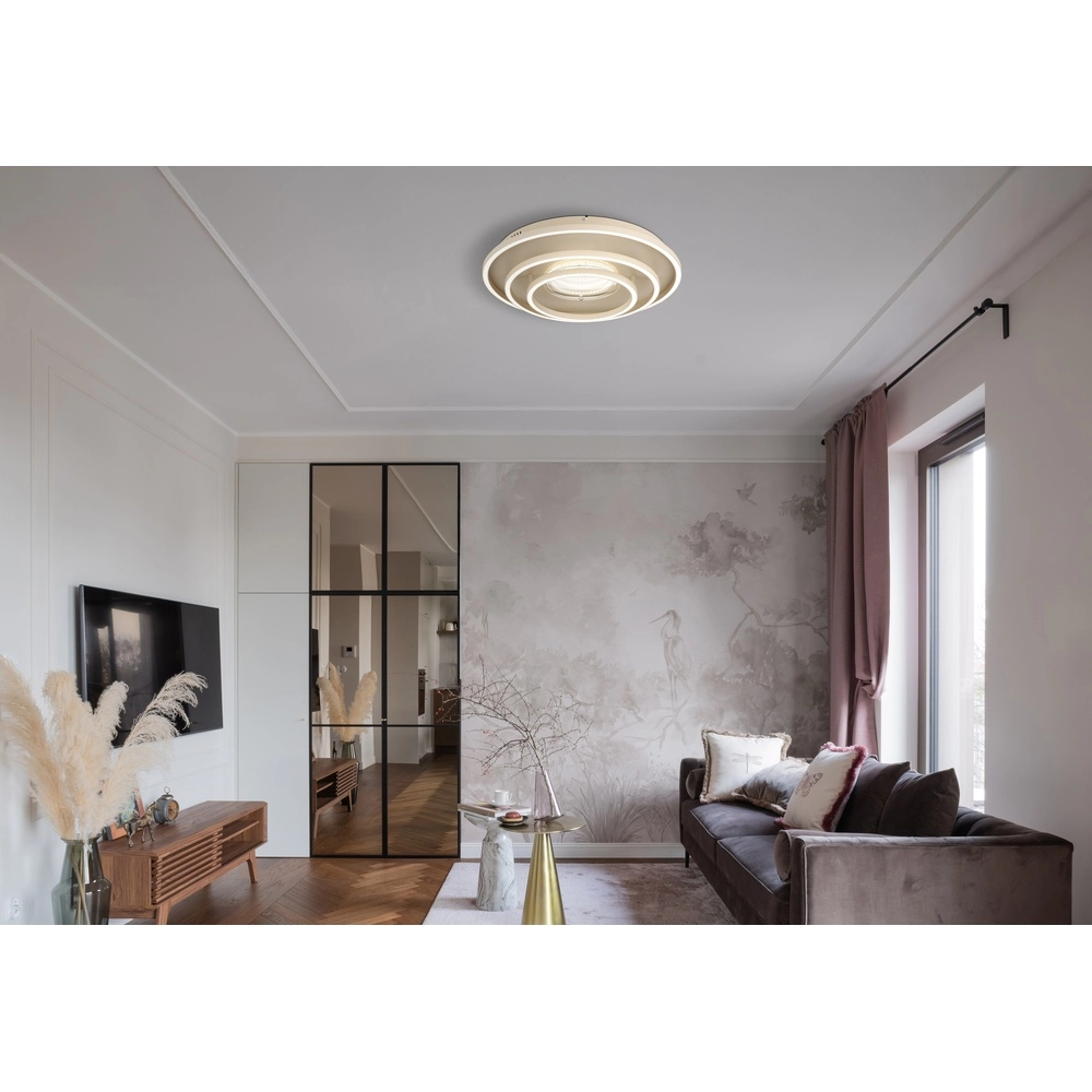 Design-Deckenleuchte Lawanda sandbraun 51cm Globo 9007371589265