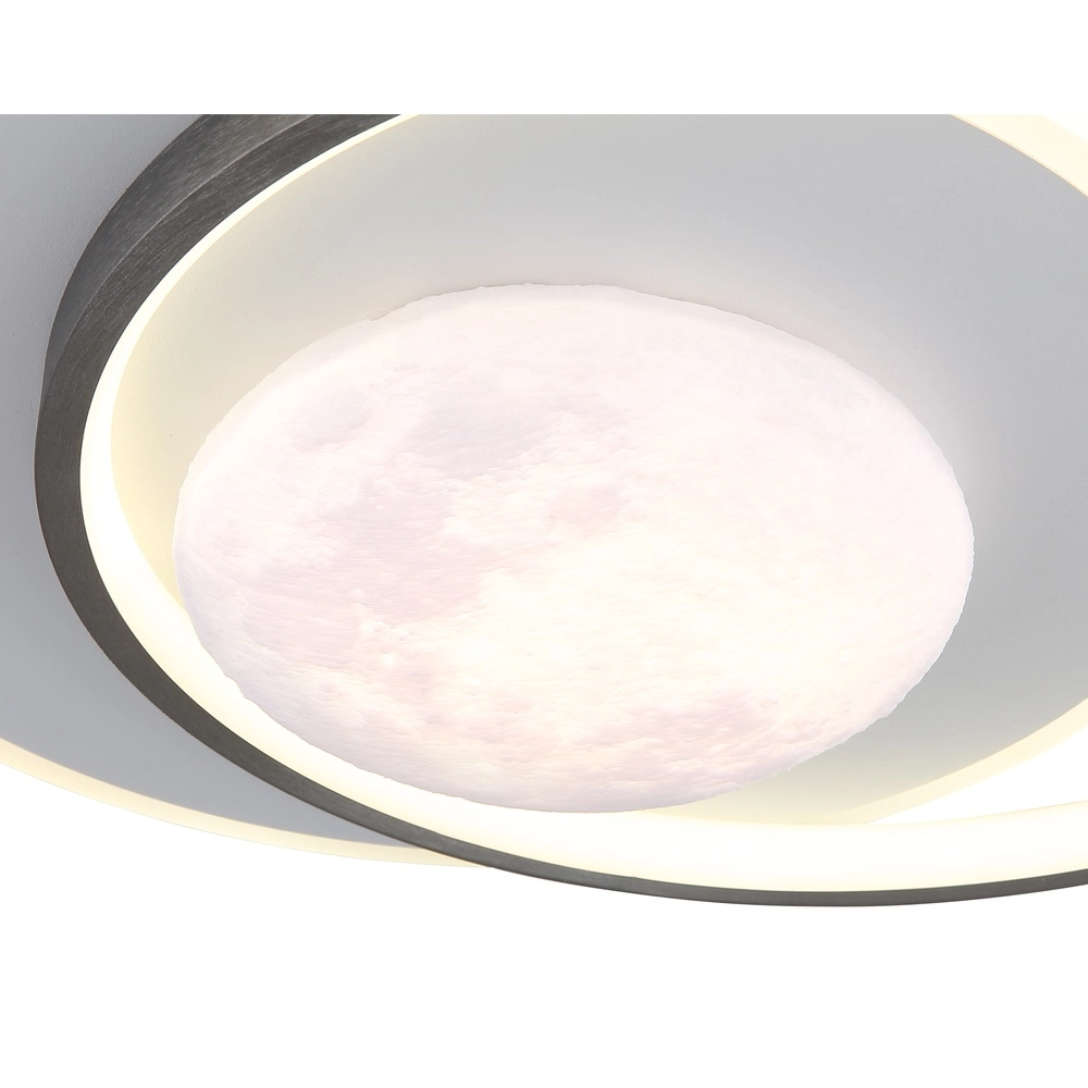 Design-Deckenlampe Moon Schwarz-Weiß Globo 9007371575749