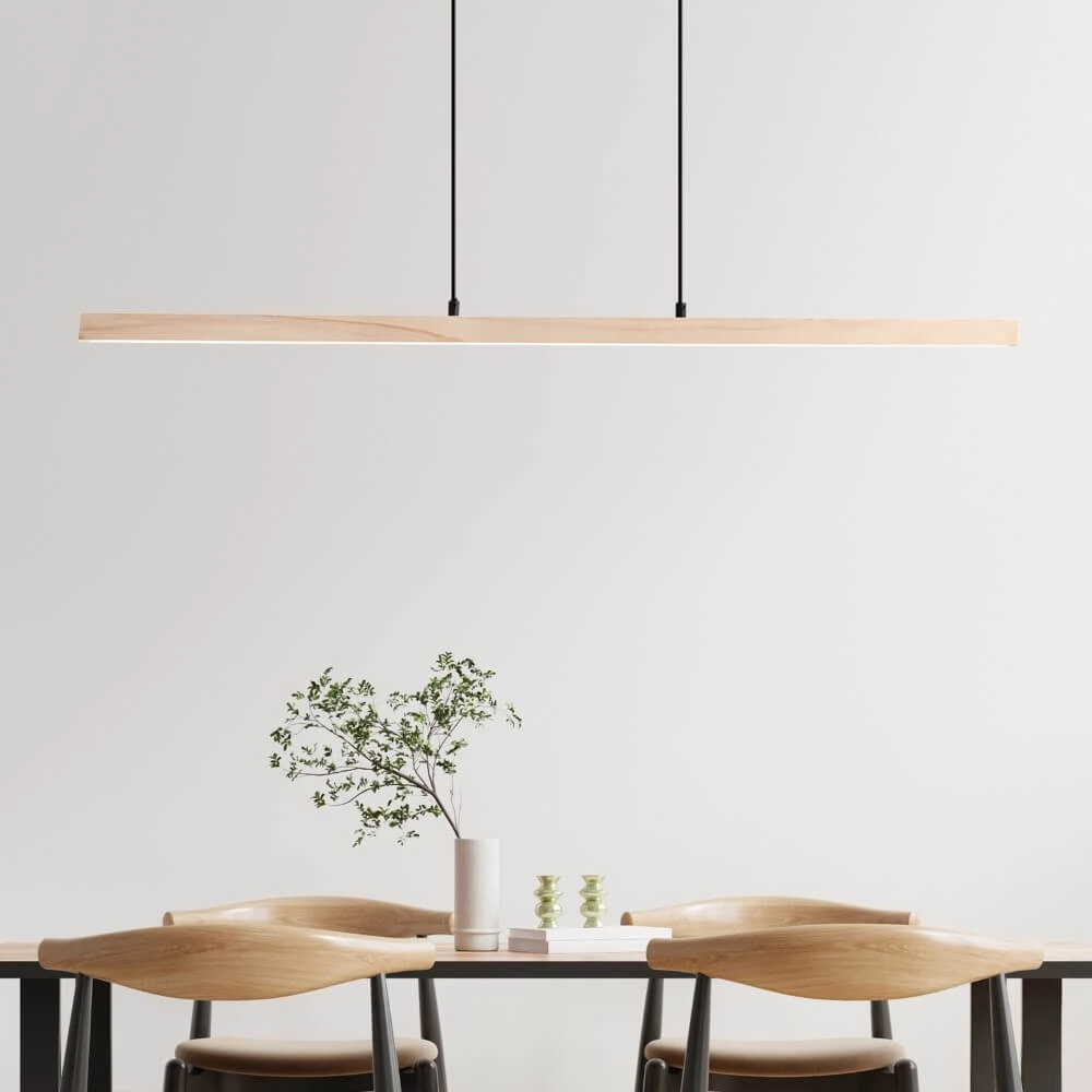 Hängelampe aus Holz Arion 150cm Brilliant 4004353425806