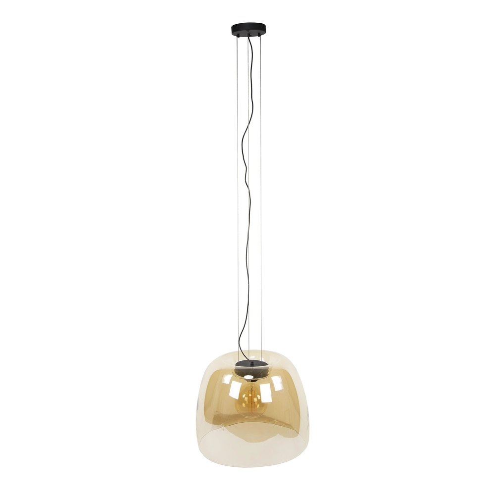 Glas-Pendellampe Drift Ø 48cm – bernsteinfarbenes Glas Lyora 8716803512719