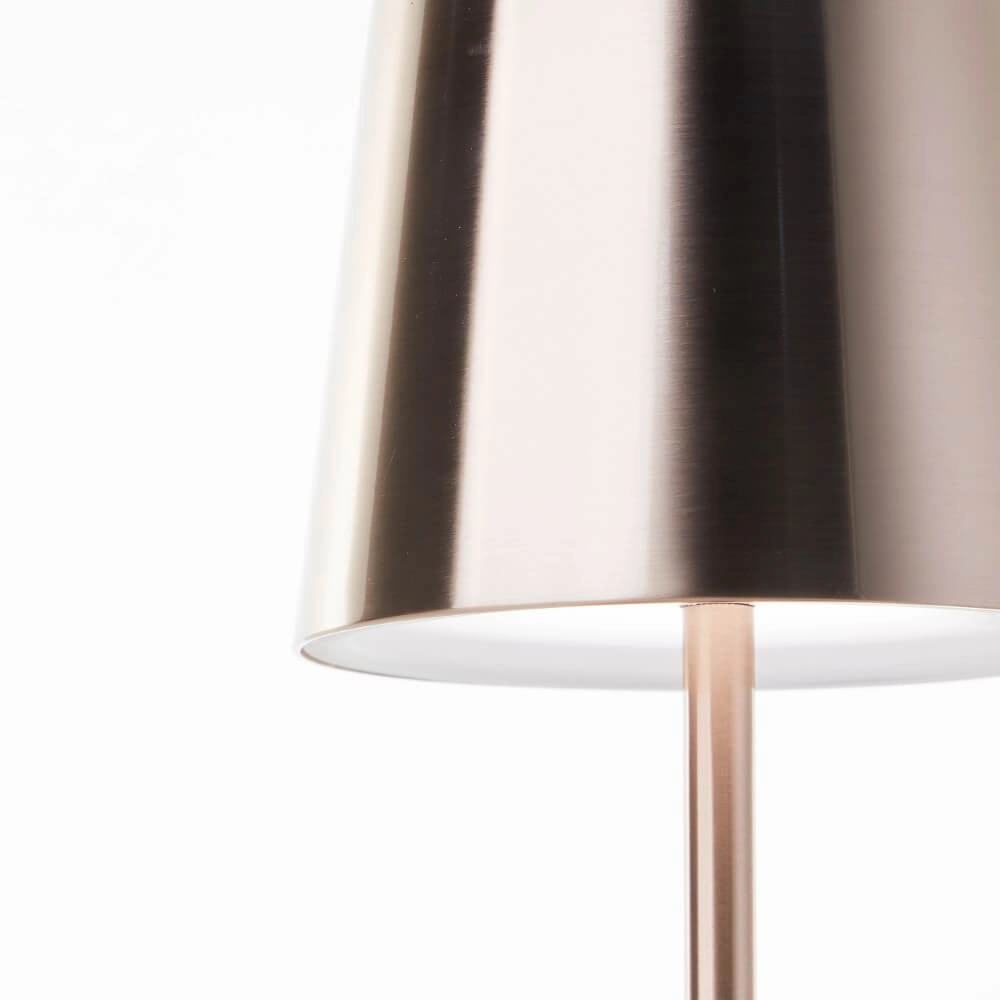 Wiederaufladbare Tischlampe Xaana Kupfer Brilliant 4004353441448