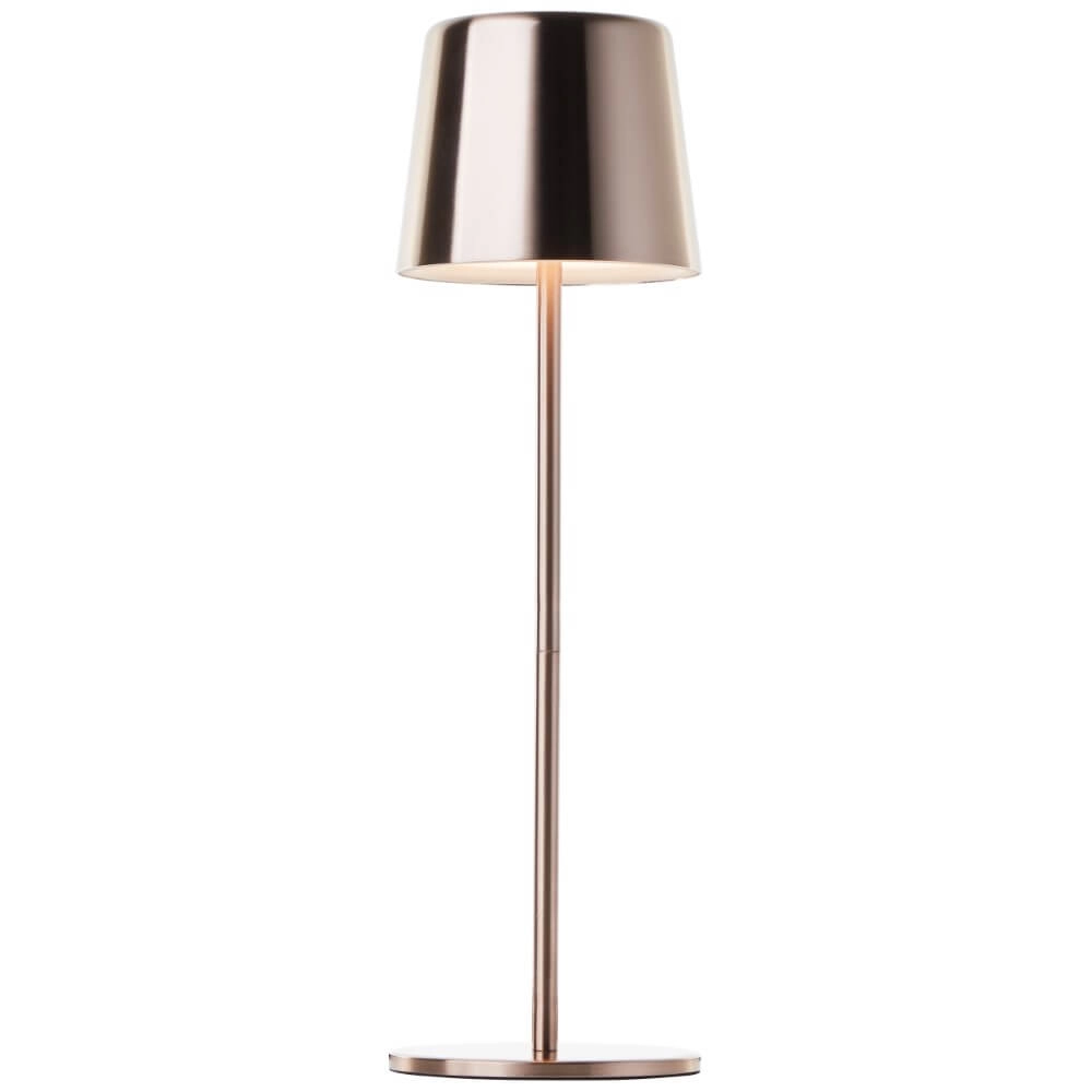 Wiederaufladbare Tischlampe Xaana Kupfer Brilliant 4004353441448