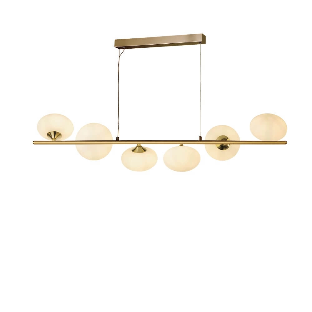 Goldene Hängelampe Pebble 6-Licht Searchlight 5053423230733