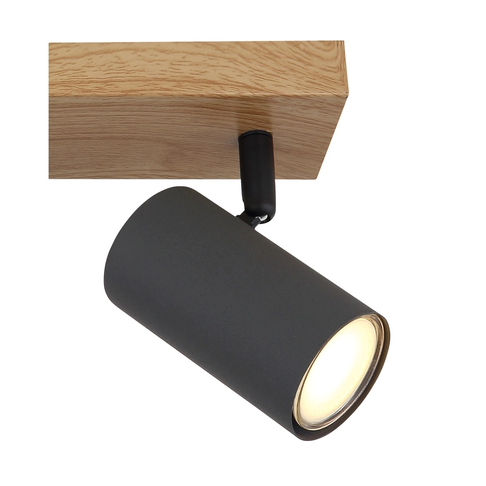 Deckenlampe 3-Leuchten Robby Holz Globo 9007371442522
