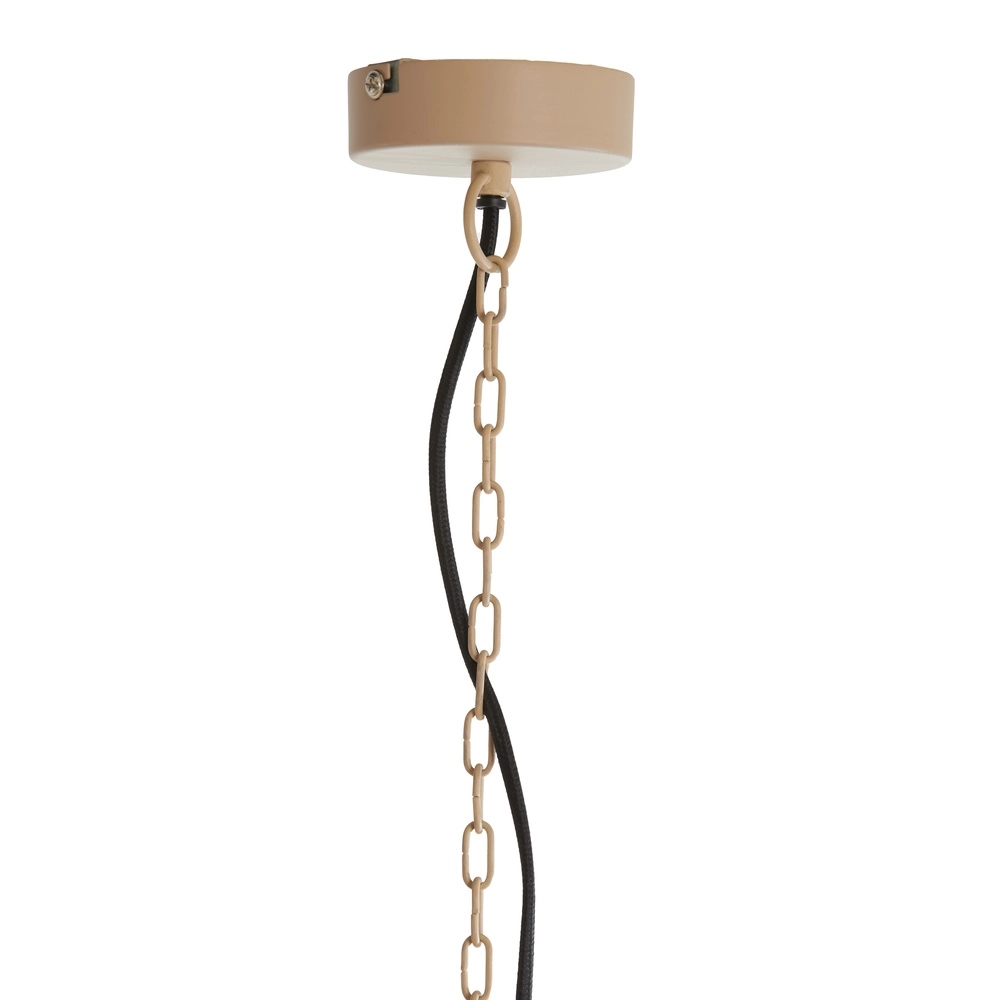 Metallnetz-Pendellampe Nakisha Ø 48 cm – Sand Light & Living 8717807695071