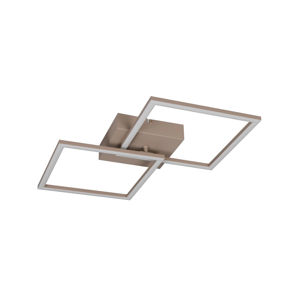 Moderne Deckenlampe Trail 60 cm sandbraun Trio 4017807713572