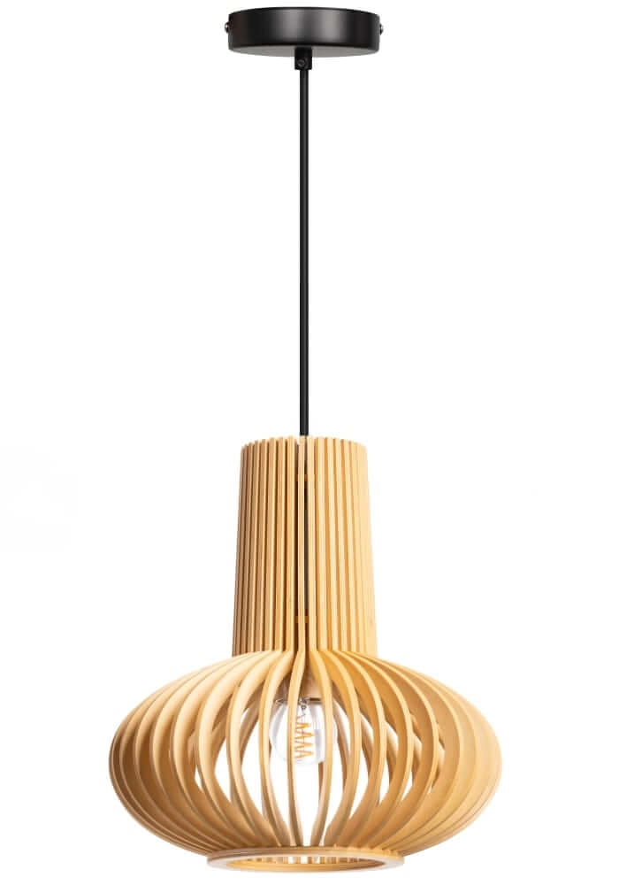 Hängelampe aus Holz Tess Ø 25cm
