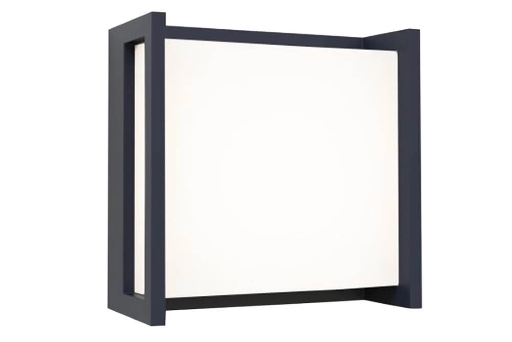 Design-Wandleuchte Qubo Anthrazit