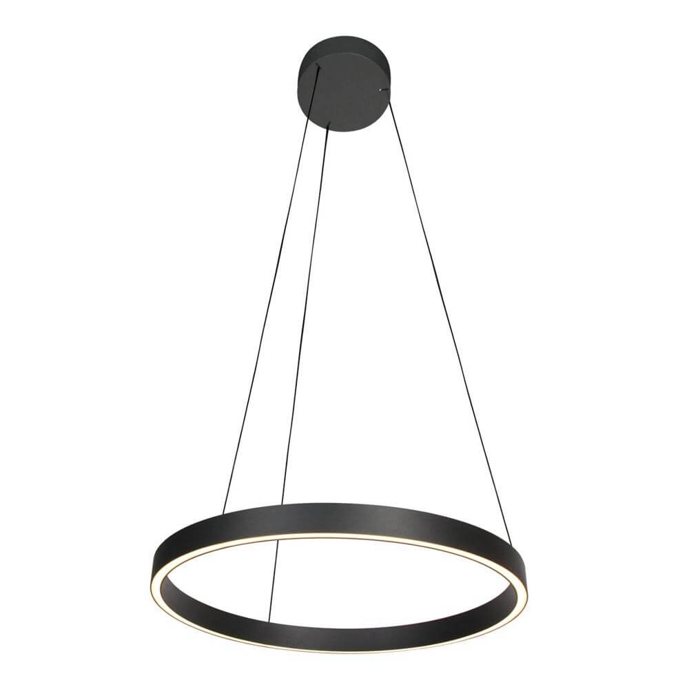 Moderne Pendelleuchte Mykty schwarz Ø 60cm Steinhauer 8712746178203