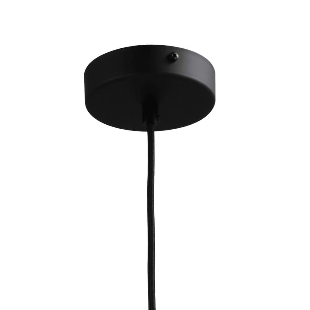 Hängelampe Ø 20cm Bella 2 Schwarz mit Rauchglas Masterlight 8718121256382