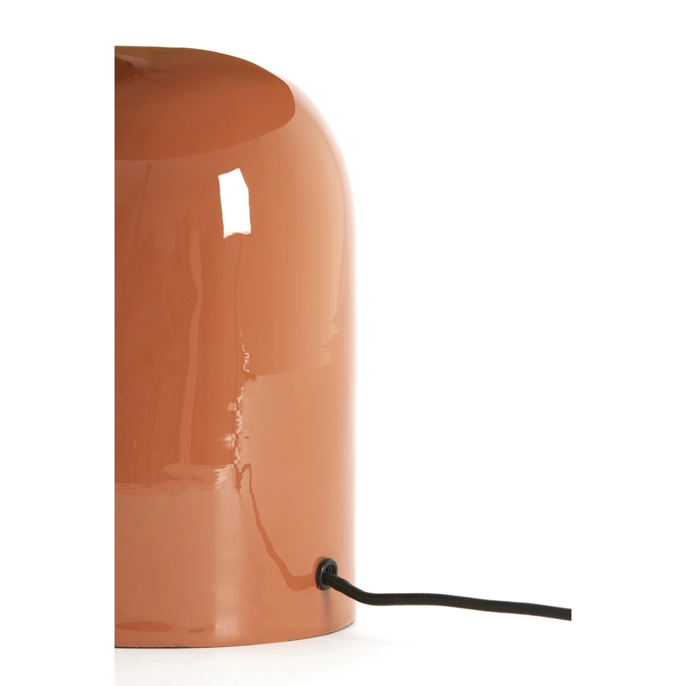 Tischlampe Todd Oval – glänzend dunkelorange Light & Living 8717807818951