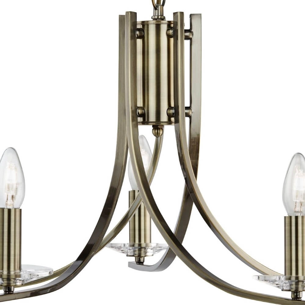 Hängelampe aus Messing Ascona Ø 62cm Searchlight 5053423020556