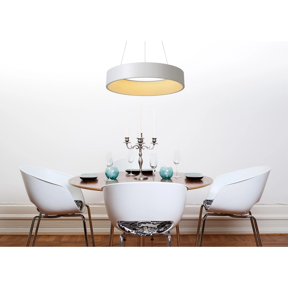 Pendellampe Talowe Led Ø 60 cm weiß Lucide 5411212460240