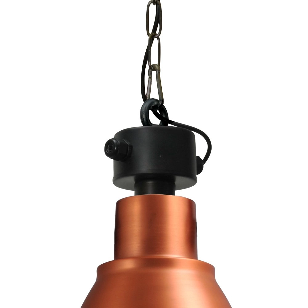 Esszimmerlampe Industria 2x27 Bud rotes Kupfer mit Schwarz Masterlight 8718121229430