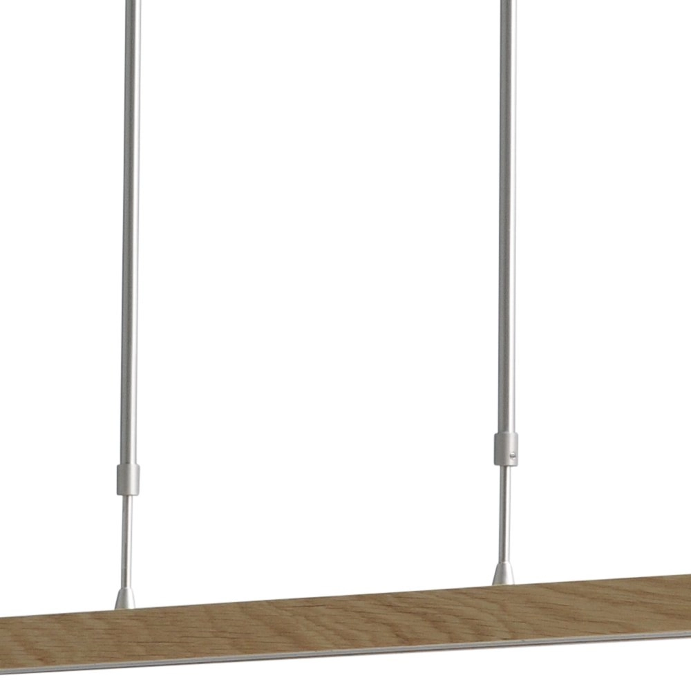 Hängelampe Oak Nickel mit Holz 104cm Masterlight 8718121192215