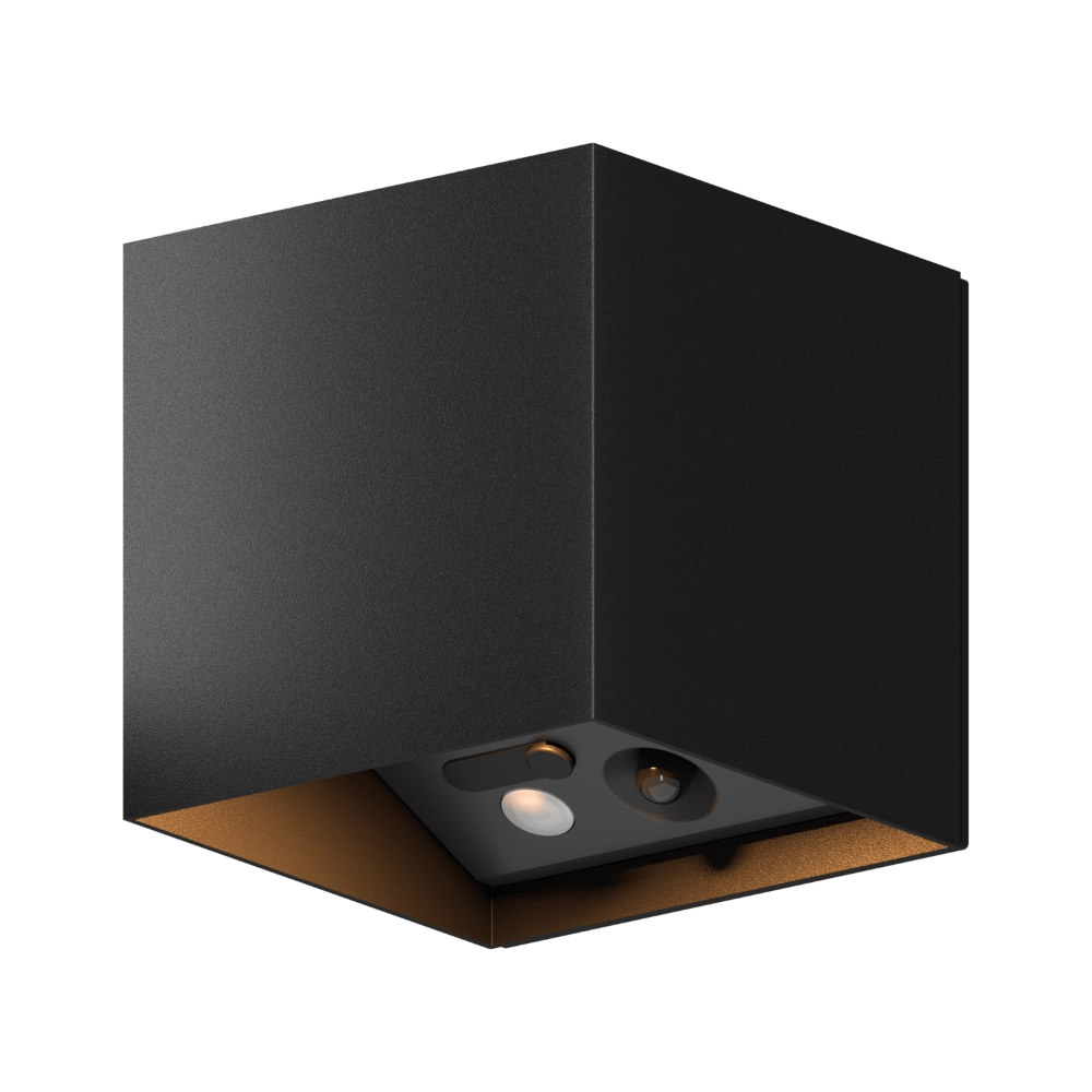 Up- und Downlighter Volterra schwarzer USB-C-Wiederauflader