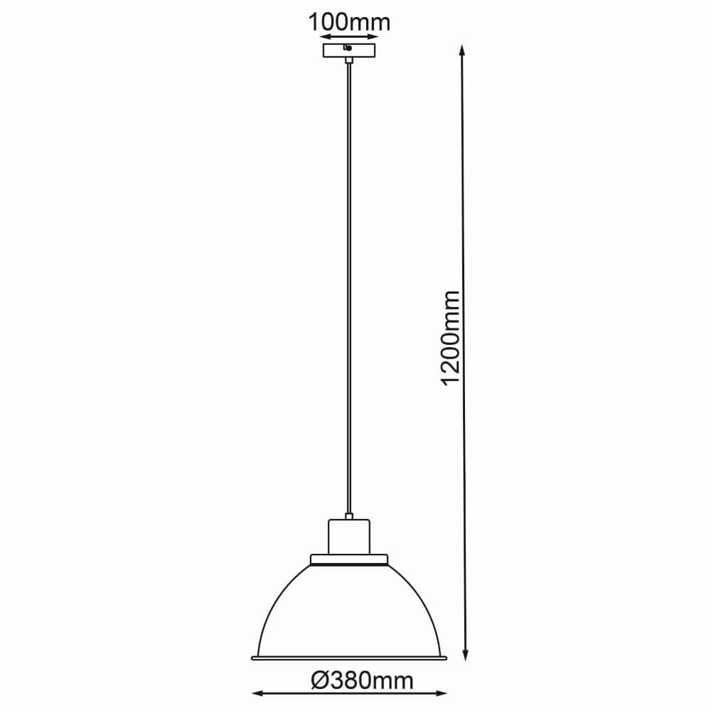 Hängelampe Erena Ø 38cm grün Brilliant 4004353413049