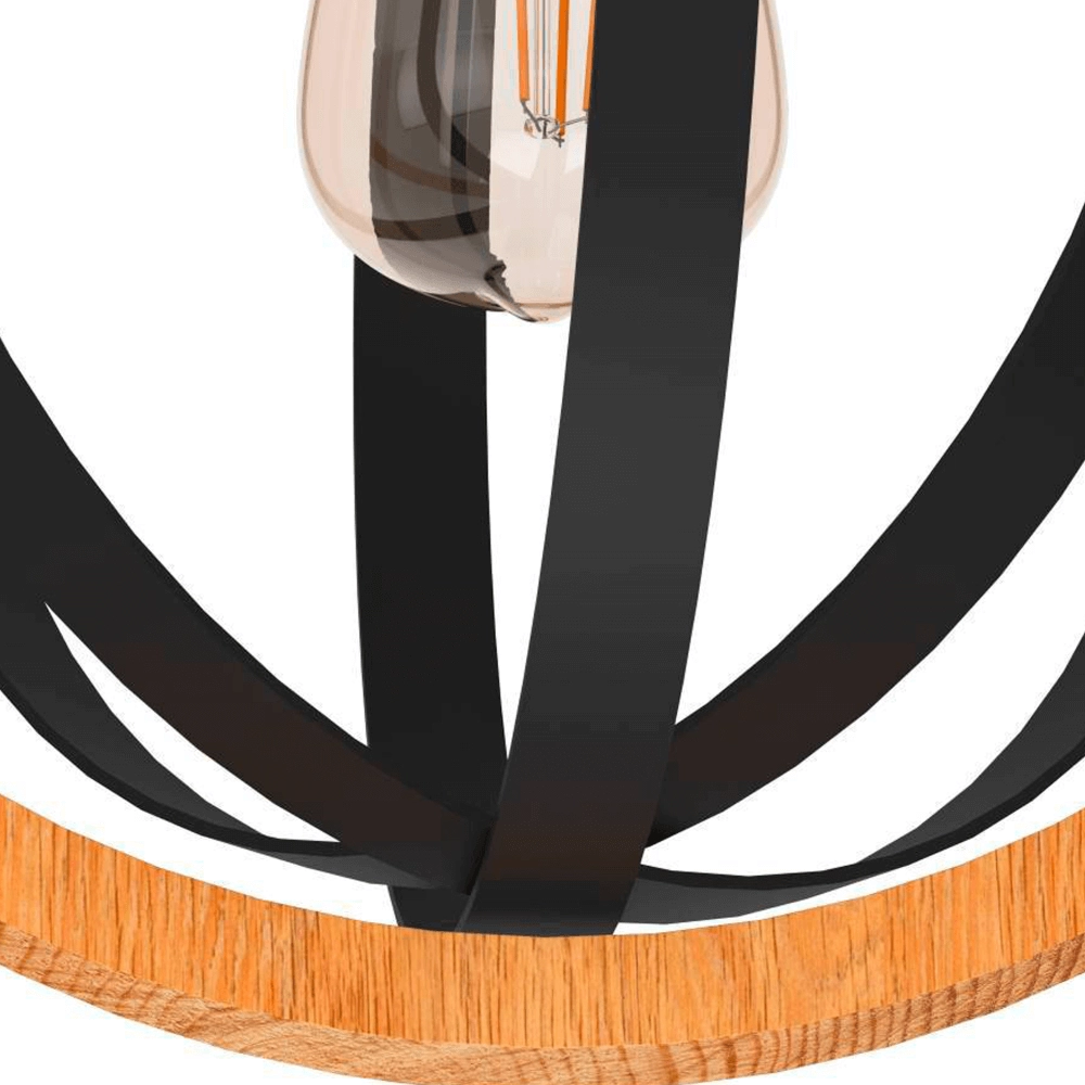 Deckenleuchte aus Holz Basildon Ø 32cm Eglo 9002759437367