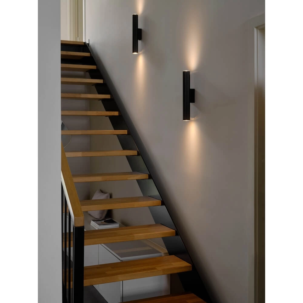 Schwarze Wandleuchte Vico 2-flammig Nordlux 5704924024498