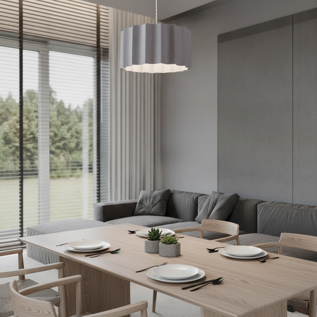 Design-Pendellampe Alve graue Ø 45cm