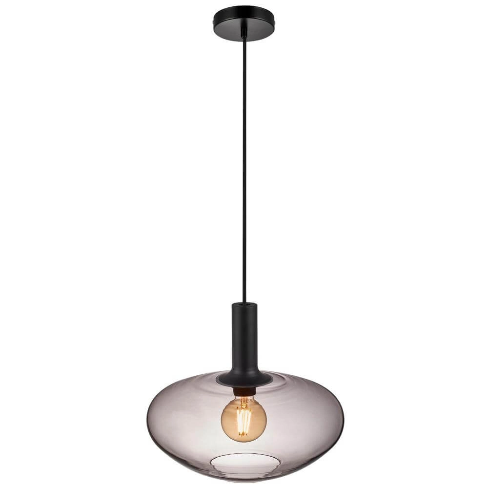 Pendelleuchte aus Glas Alton Ø 35cm Rauchglas Nordlux 5701581488588