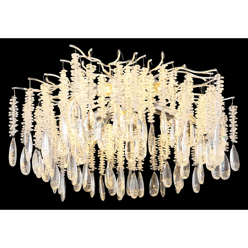 Deckenlampe Kinga silbergrau Ø 60cm Globo 9007371578979
