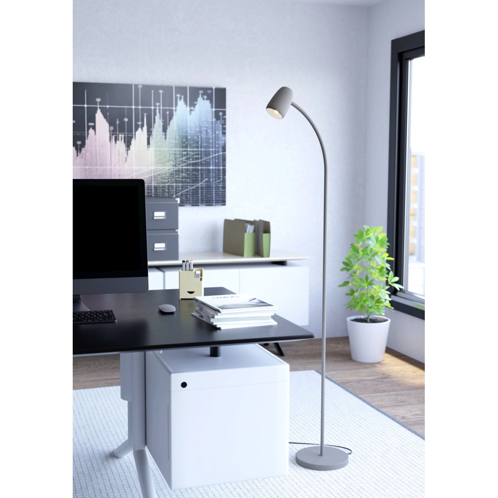 Stehlampe Carlo sandbraun Eglo 9008606360802