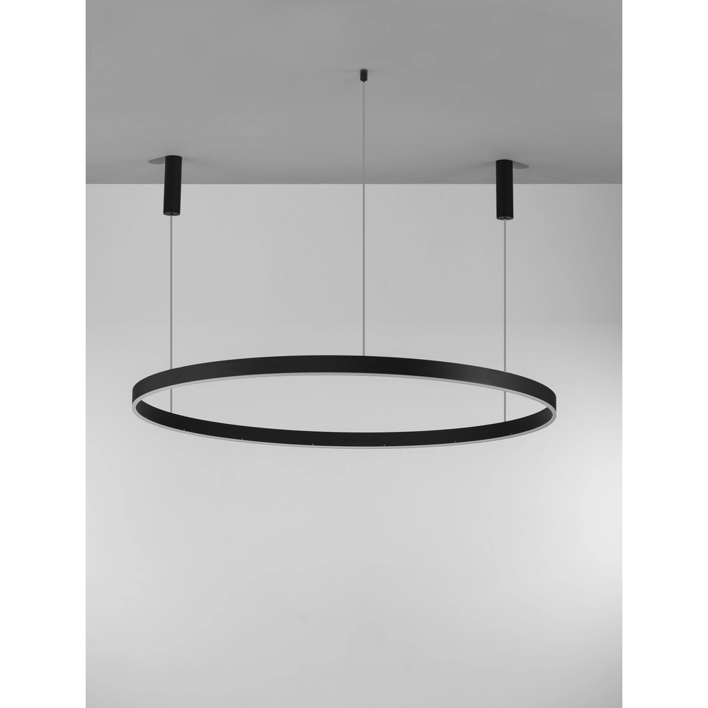 Pendelleuchte Motif schwarz Ø 150cm 3000K Lyora 5212017439291
