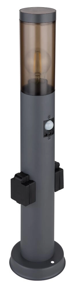 Moderne Außenlampe Boston 60cm mit Sensor und Steckdose Globo 9007371433742