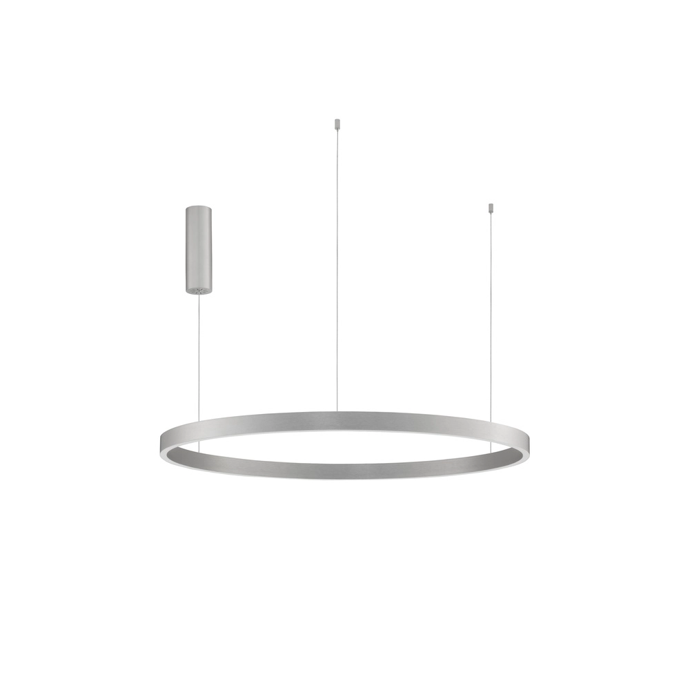 Design-Pendelleuchte Elowen silbergrau Ø 98cm Lyora 5212017439154