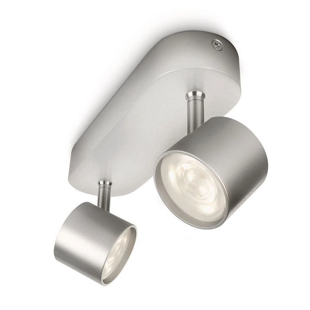 LED-Deckenstrahler My Living Star 2-leichter Metallgrau Philips 8718291444879