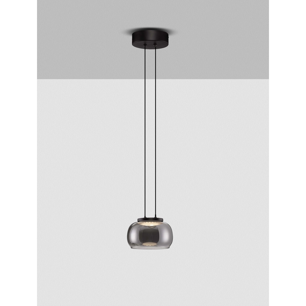 Moderne Pendelleuchte Bios Single Schwarz Lyora 5212017458513