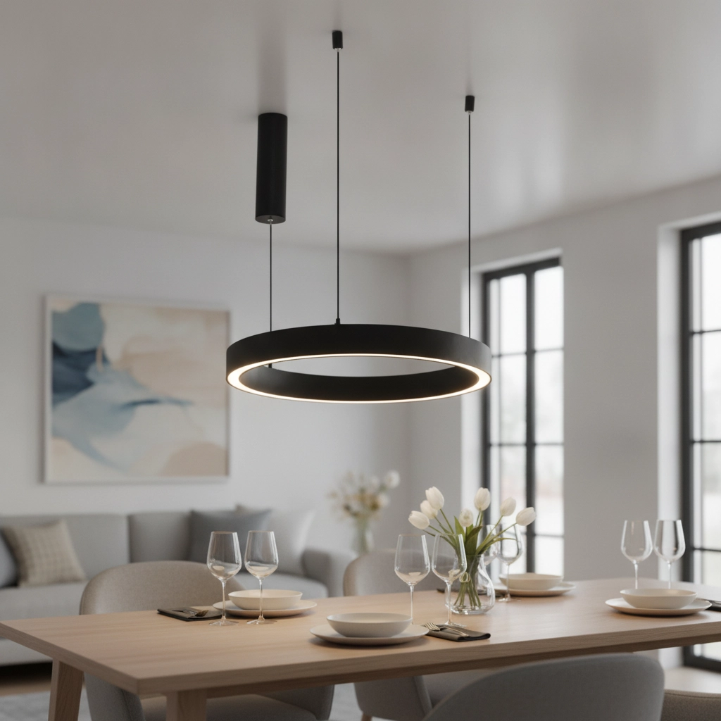 Design-Pendelleuchte Sting schwarz Ø 60cm