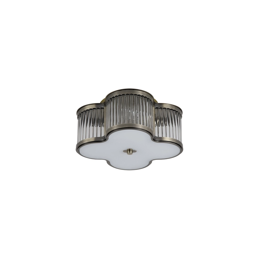 Deckenlampe Lotus antikes Messing Ø 32cm Searchlight 5053423302133