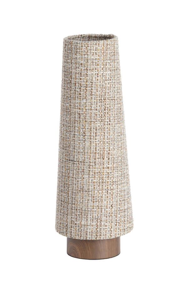 Geflochtene Tischleuchte Howie Holz Ø 19cm Light & Living 8717807759438