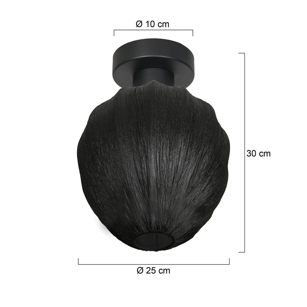 Deckenlampe Bloeba schwarz Steinhauer 8712746181043