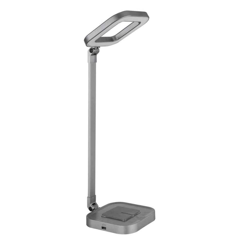 Schreibtischlampe Monaco grau Globo 9007371420391