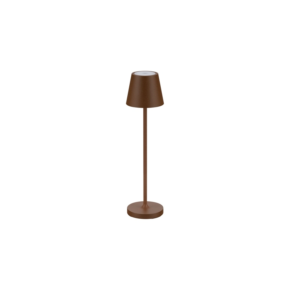 Tischlampe Petit Rostbraun wiederaufladbar Lyora 5212017450784