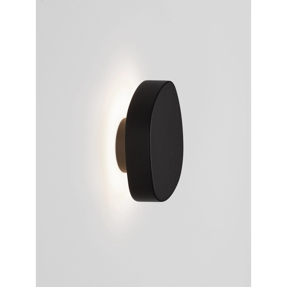 Design-Wandlampe Balic Schwarze Außenluft
