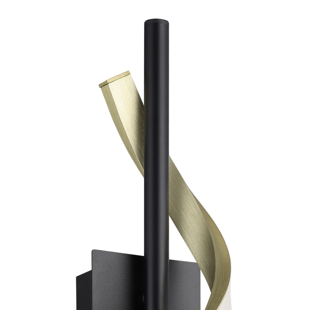 Wandleuchte Conaprato schwarz mit gold Eglo 9008606357369