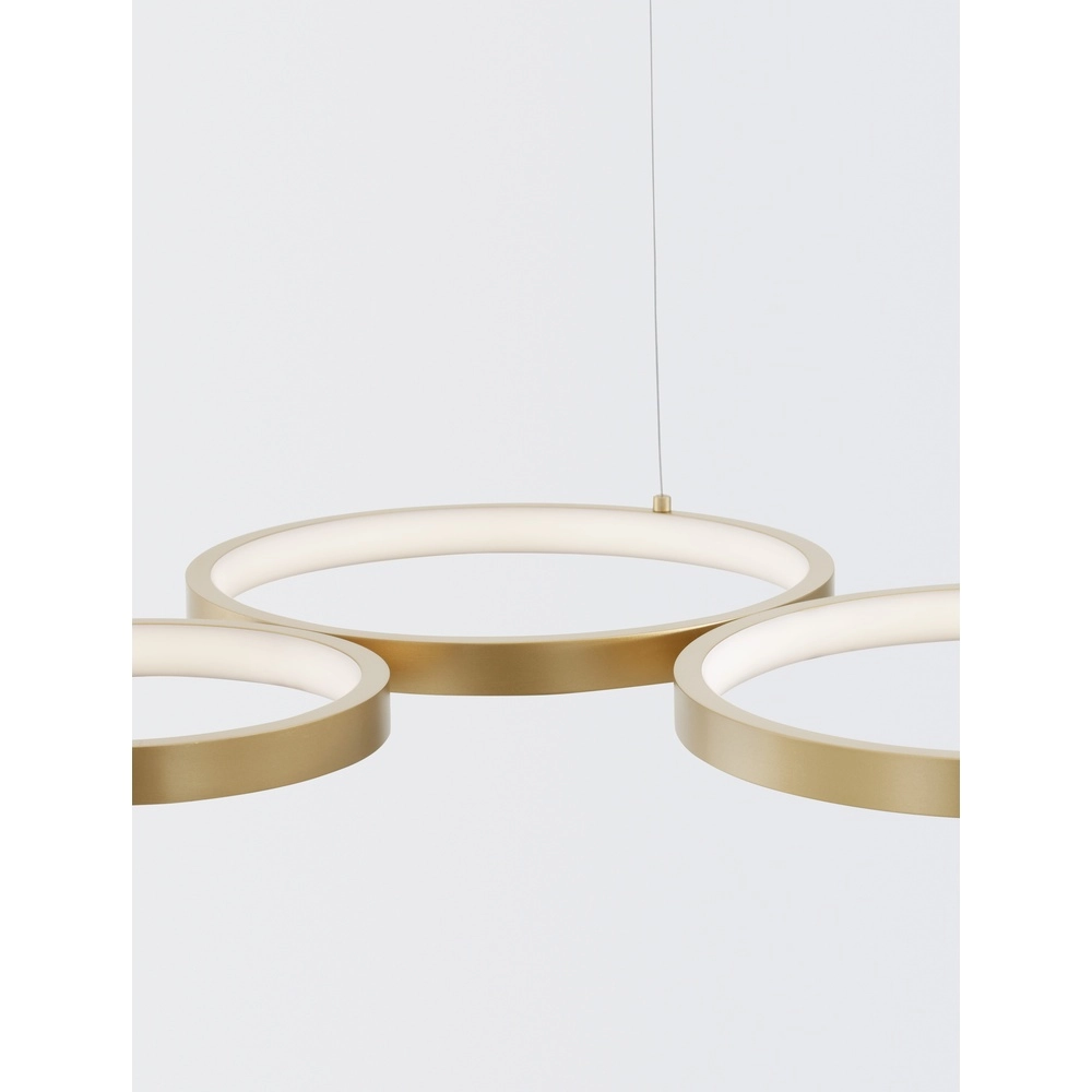 Moderne Pendelleuchte Magnus gold 55cm Lyora 5212017433176