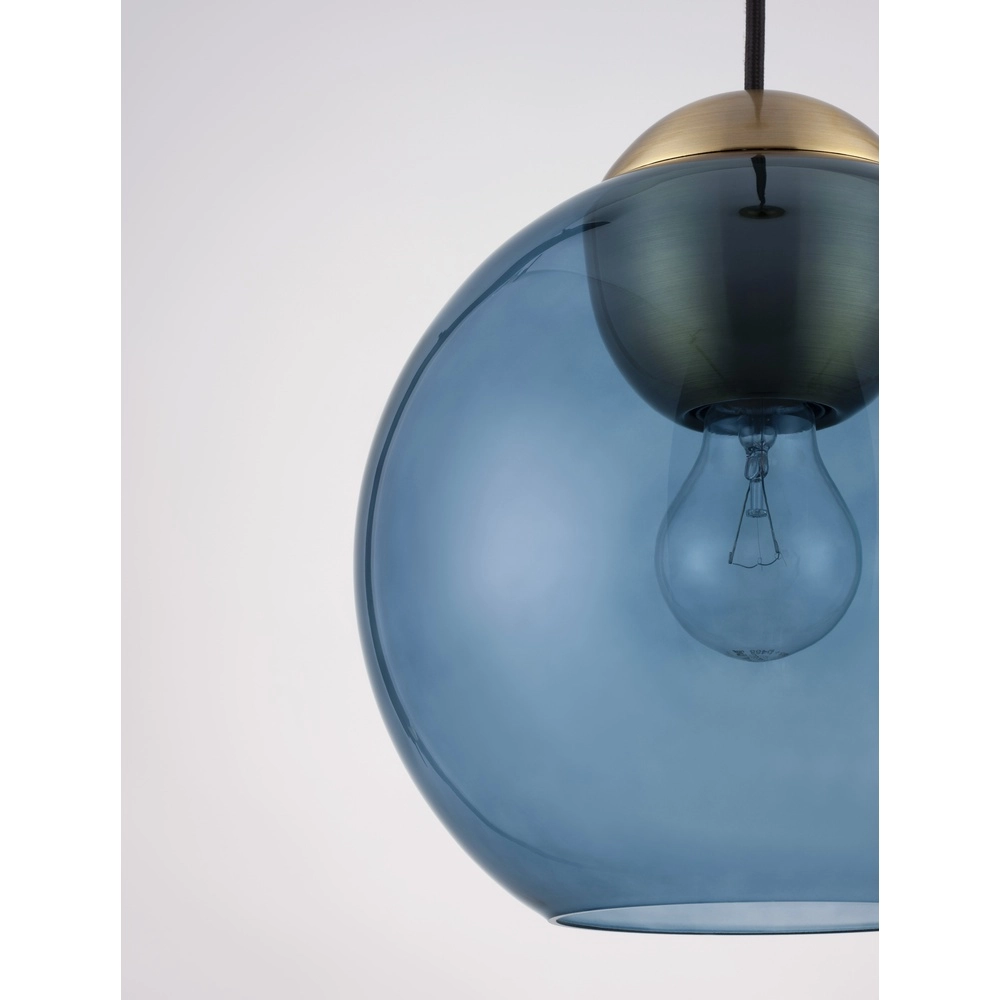 Design-Pendelleuchte Midori blaues Glas Lyora 5212017434258